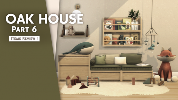 Maxis Match OAK HOUSE part6 download link 12 updated by simsfinds - The Sims 4 Custom Content