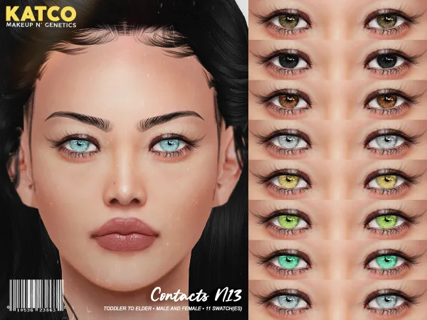 Alpha katco contact n13 - The Sims 4 Custom Content