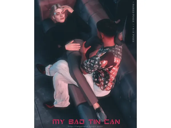 Maxis Match Paired poses My bad tin can Pose Pack by helgatisha - The Sims 4 Custom Content