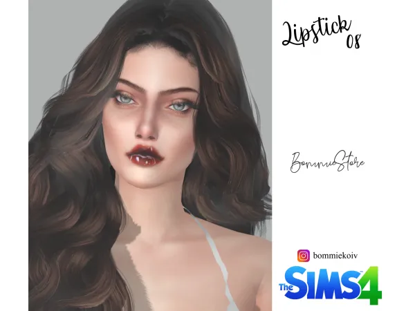Alpha Lipstick 08 Early Access 0501 - The Sims 4 Custom Content