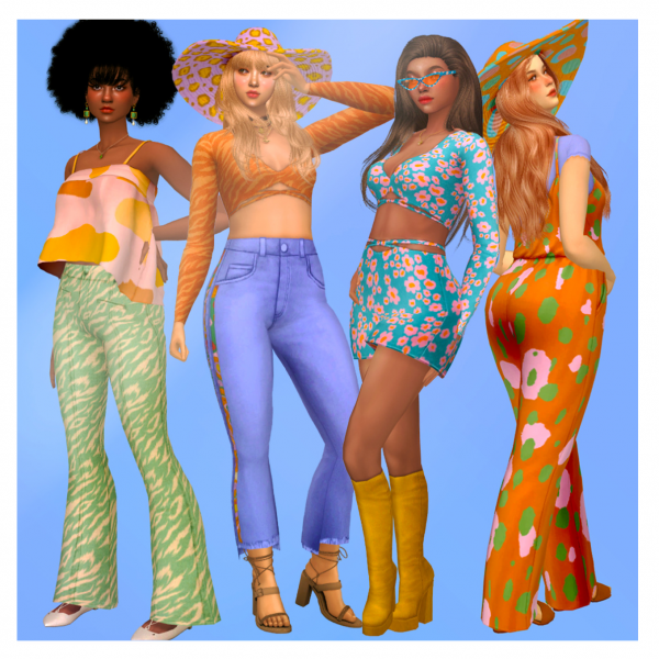 Maxis Match SUNKISSED A RECOLOR COLLECTION by simsfinds - The Sims 4 Custom Content