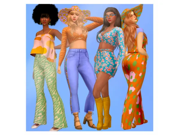 Maxis Match SUNKISSED A RECOLOR COLLECTION - The Sims 4 Custom Content