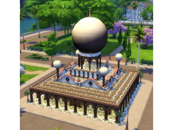 Alpha Casablanca Hookah Moroccan Styled Restaurant by DominoPunkyHeart - The Sims 4 Custom Content