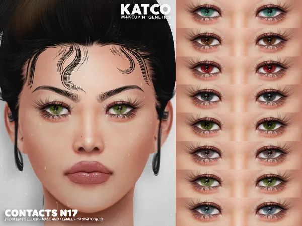 Alpha katco contact n17 - The Sims 4 Custom Content