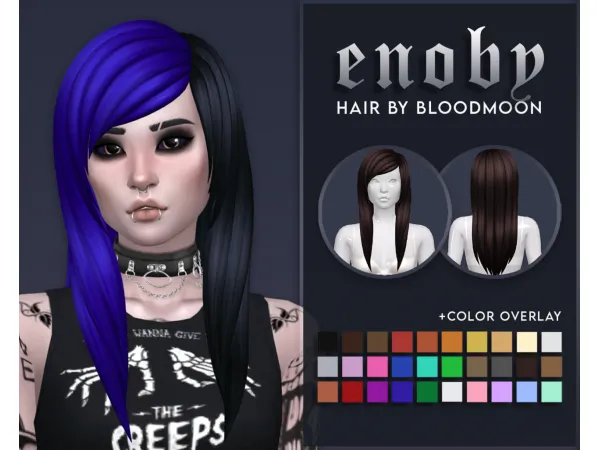 Maxis Match Enoby Hair - The Sims 4 Custom Content