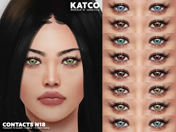 Alpha katco contact n18 - The Sims 4 Custom Content