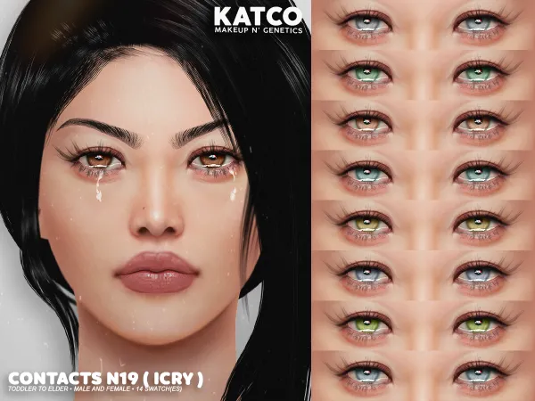 Alpha katco contact n19 - The Sims 4 Custom Content
