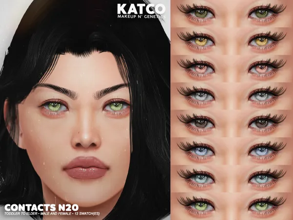 Alpha katco contact n20 - The Sims 4 Custom Content