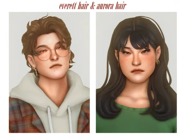 «everett» hair | «aurora» hair