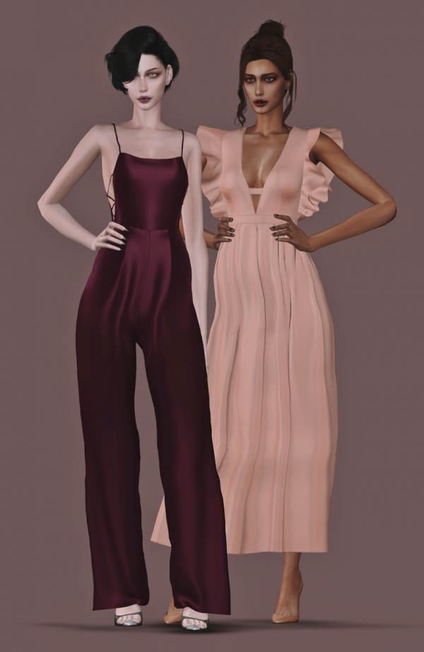 Alpha CLAN IV mini female collection by simsfinds - The Sims 4 Custom Content