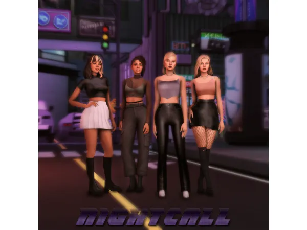 Maxis Match nightcall collection ( pack) by aretha - The Sims 4 Custom Content