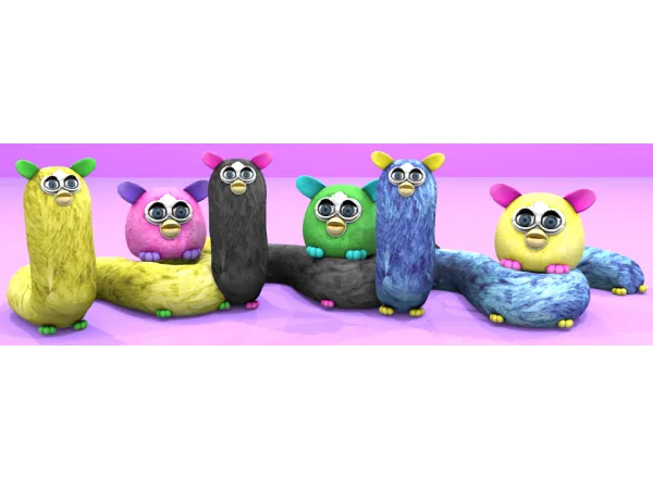 Maxis Match Furbies Long and Small - The Sims 4 Custom Content