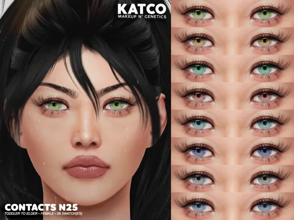 Alpha katco contact n25 - The Sims 4 Custom Content