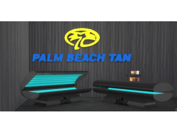 Sims 4 Alpha Spas CC: Tanning Salon Stuff