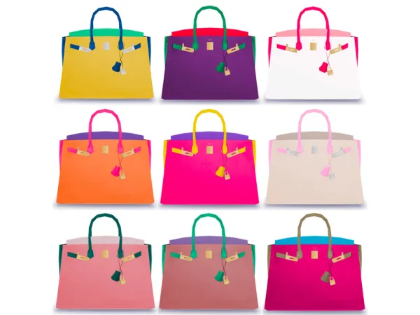 Alpha Tricolored Birkins Part 2 by Saks Sims - The Sims 4 Custom Content
