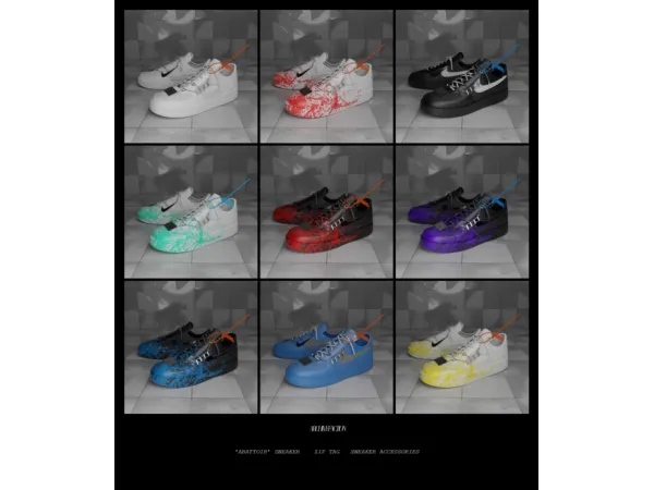 Alpha Abattoir Sneaker For by TERFEARRENCE - The Sims 4 Custom Content