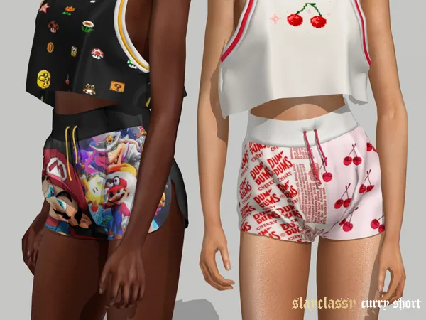 Alpha SC125 Curry Short - The Sims 4 Custom Content