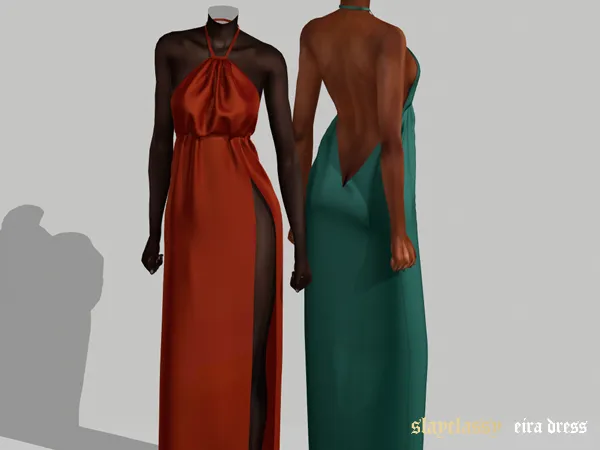 Alpha SC125 Eira dress - The Sims 4 Custom Content