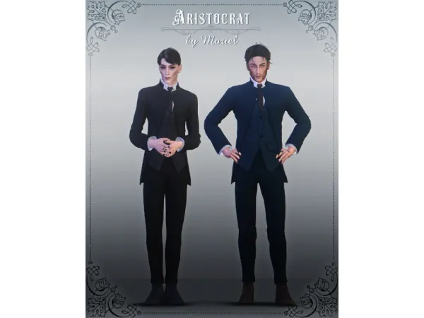 Mix [Moriel] aristocrat male - The Sims 4 Custom Content
