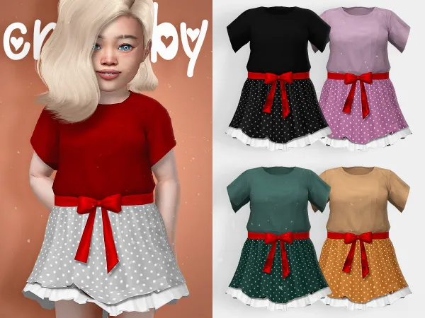 Alpha crybaby lana dress by crybaby - The Sims 4 custom content
