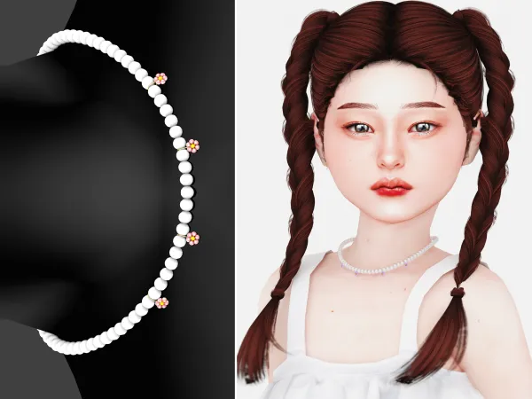 Alpha Joy Necklace - The Sims 4 Custom Content