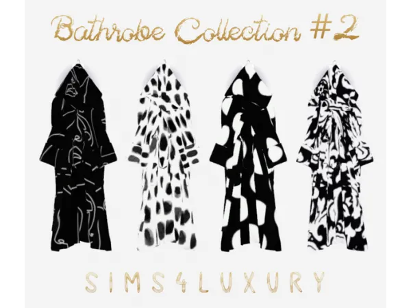 Alpha Bathrobe Collection 2 by Sims4Luxury - The Sims 4 Custom Content