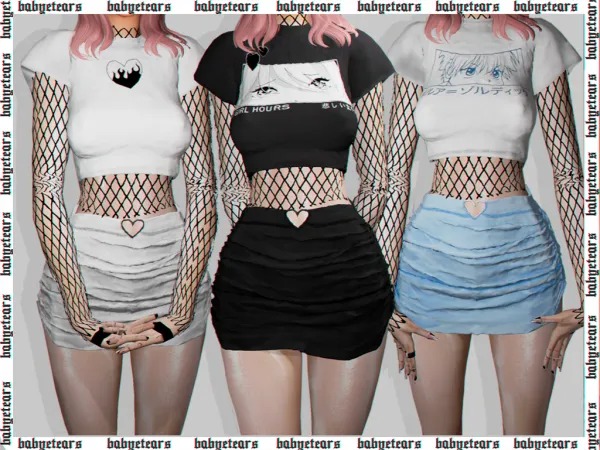 Alpha Egirlwheartoutfit - The Sims 4 Custom Content