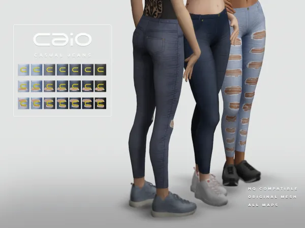 Maxis Match Casual Jeans - The Sims 4 Custom Content