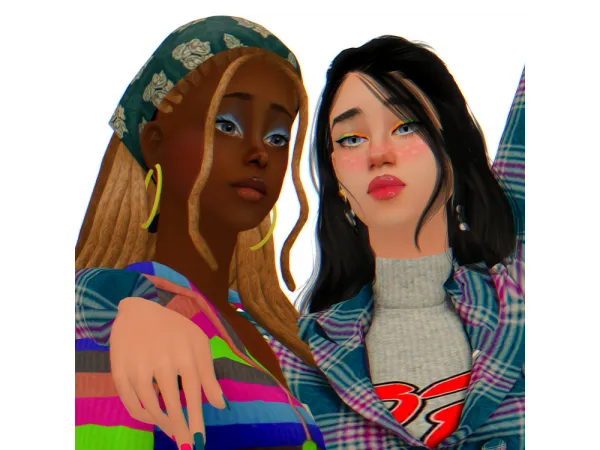 Sims 2 Mix Sims CC: some requested sims!! by falkii