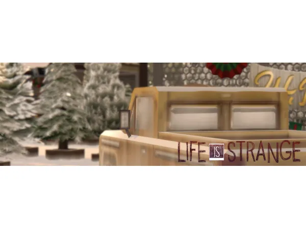 Maxis Match life is strange 2 beaver creek christmas market - The Sims 4 Custom Content