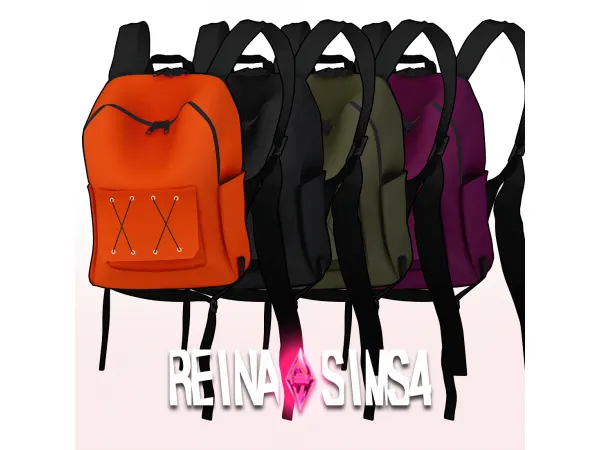 Alpha Parfait backpack(ACC) by Reina Sims4 - The Sims 4 Custom Content