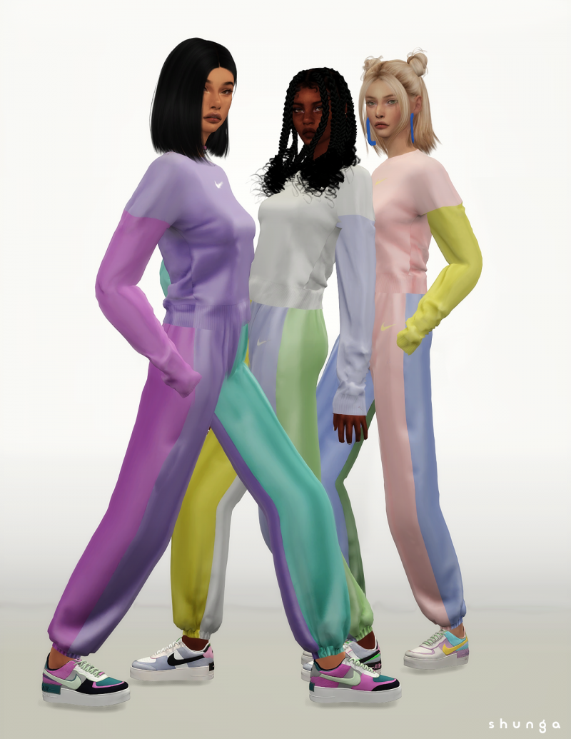 SHUNGA - Balenciaga Distressed Hoodie - The Sims 4 Download