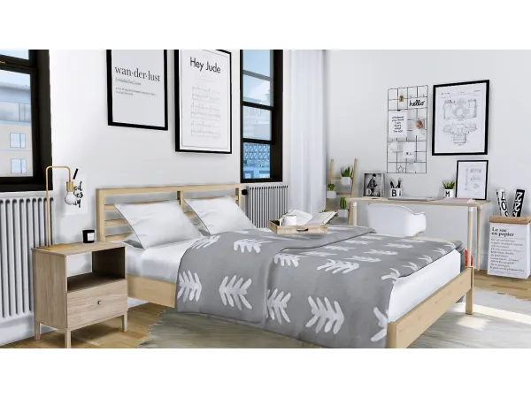 Alpha Thorne Bedroom - The Sims 4 Custom Content