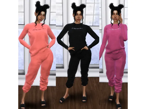 Alpha PLT Jogger set SimmerKate by simmerkatex - The Sims 4 custom content