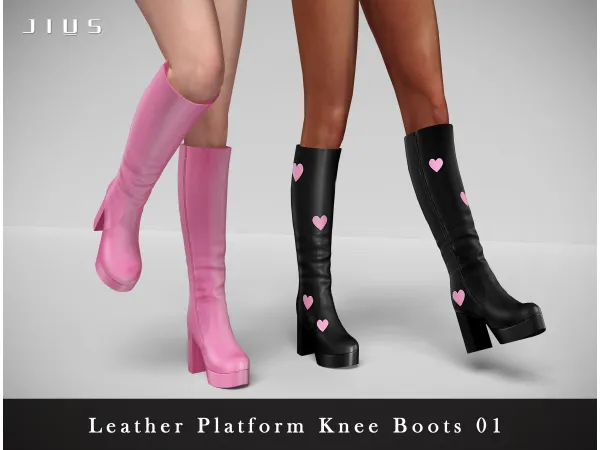 Mix The Boots Collection Part I sims by Jius - The Sims 4 Custom Content