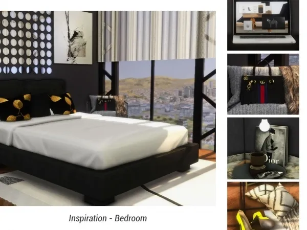 Alpha Inspiration Bedroom - The Sims 4 Custom Content