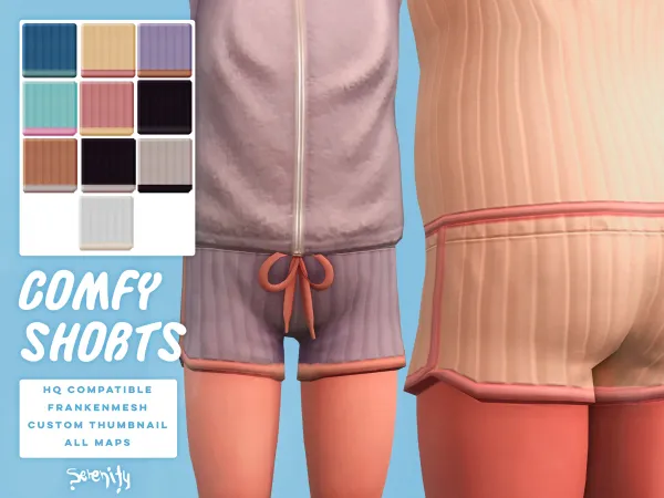Maxis Match Baby Dream Comfy Shorts - The Sims 4 Custom Content