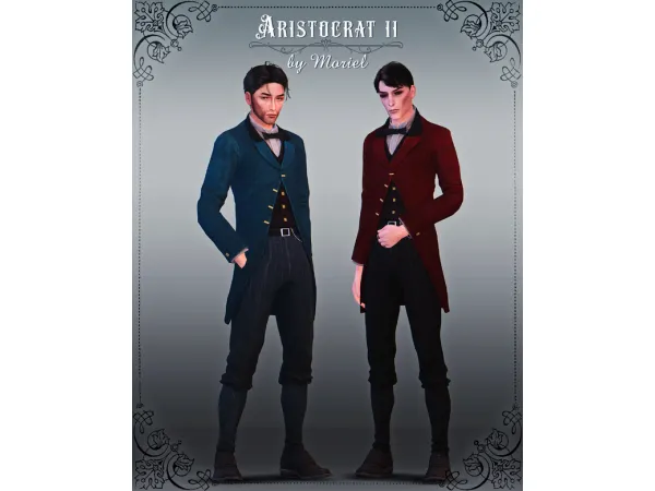 Mix Aristocrat II Dishonored by Moriel - The Sims 4 Custom Content