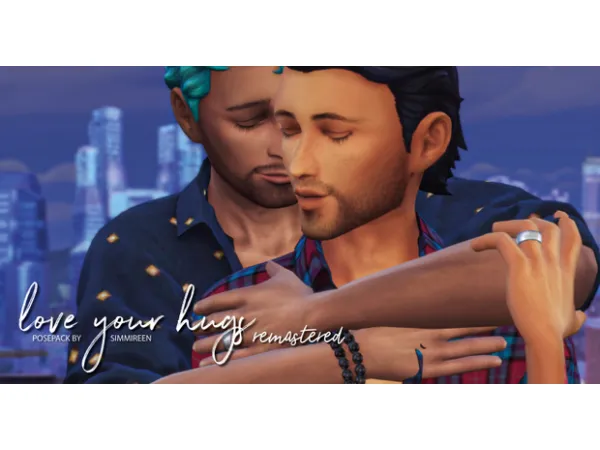 Maxis Match Love your hugs remastered by simmireen - The Sims 4 Custom Content