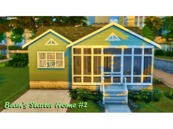 Maxis Match Bean's Starter Home 2 - The Sims 4 Custom Content