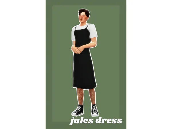 Maxis Match jules dress by barbieaiden - The Sims 4 Custom Content