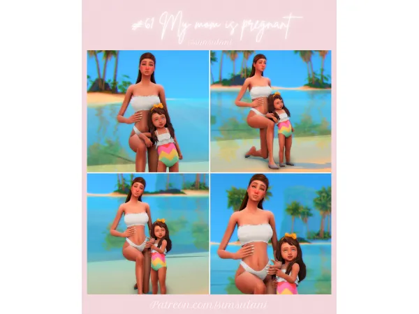 Maxis Match 61 My mom is pregnant by Simsulani - The Sims 4 Custom Content