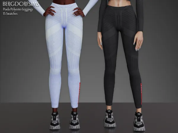 Alpha Prada Polyester Leggings - The Sims 4 Custom Content