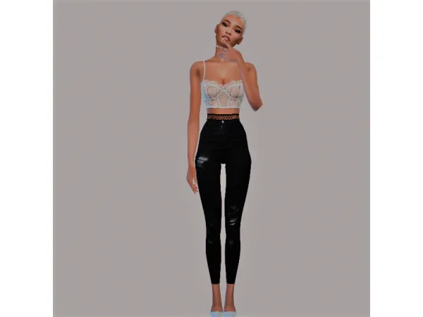 Mix lumiilvs slender body preset by simsfinds - The Sims 4 Custom Content