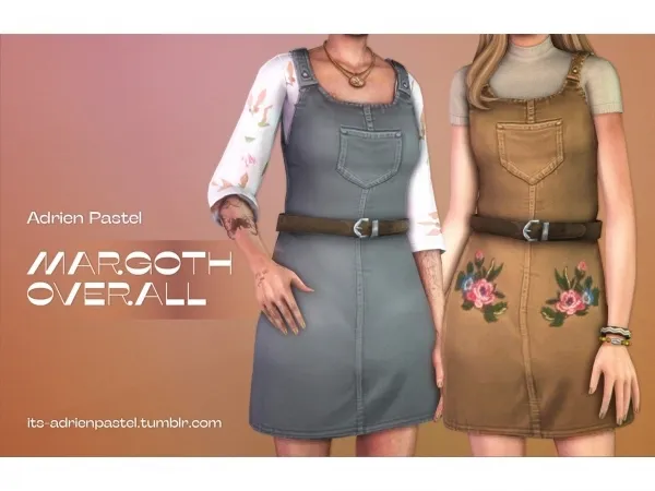 Maxis Match Margoth Overall - The Sims 4 Custom Content