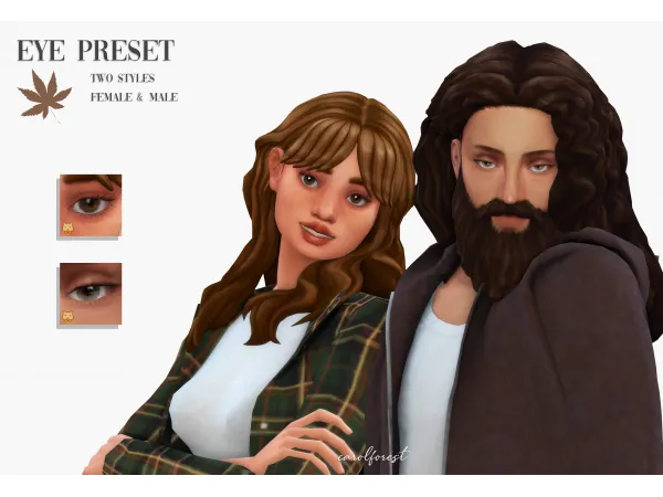 Maxis Match EYE PRESET1 by forestsims - The Sims 4 Custom Content