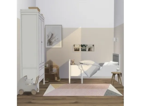 Alpha IKEA Sundvik Toddler Bed Closet - The Sims 4 Custom Content
