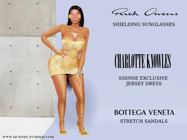 Alpha NICKI MINAJ IG LOOK - The Sims 4 Custom Content