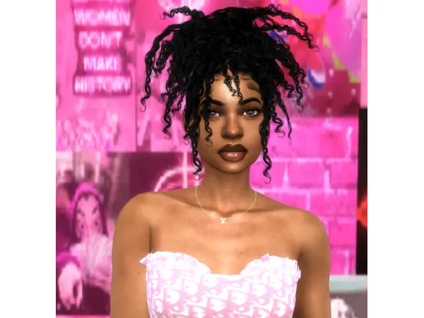 Alpha Free Gift Designer Necklace by simmerkatex - The Sims 4 Custom Content