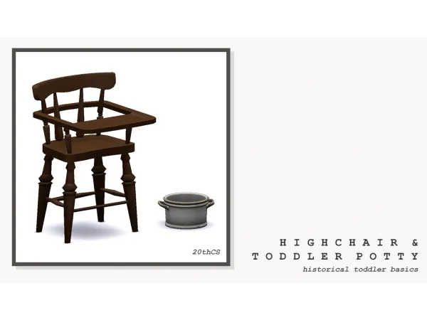 Highchair & Toddler Potty